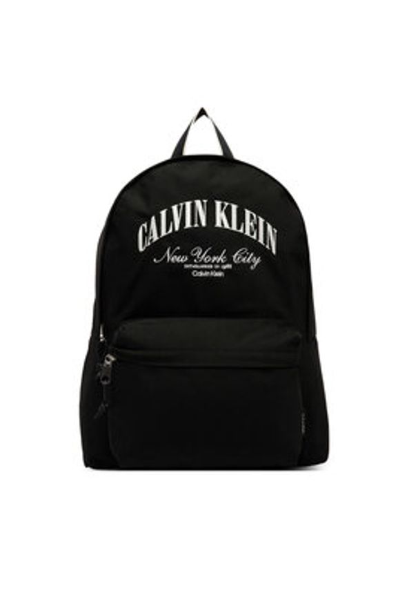 Calvin Klein Plecak Graphic Capsule Round Backpack LV04D3345G Czarny. Kolor: czarny. Materiał: materiał