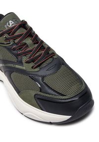 Karl Lagerfeld - KARL LAGERFELD Sneakersy KL56524 Czarny. Kolor: czarny. Materiał: materiał #3