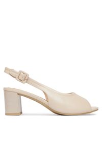 Sandały Caprice. Kolor: kremowy #1