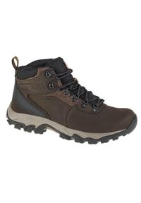 columbia - Buty trekkingowe męskie Columbia Newton Ridge Plus II. Zapięcie: sznurówki. Kolor: żółty, wielokolorowy, brązowy. Materiał: materiał, skóra. Szerokość cholewki: normalna