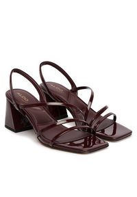 Aldo Sandały Atlanticus 14190608 Bordowy. Kolor: czerwony. Materiał: skóra #4