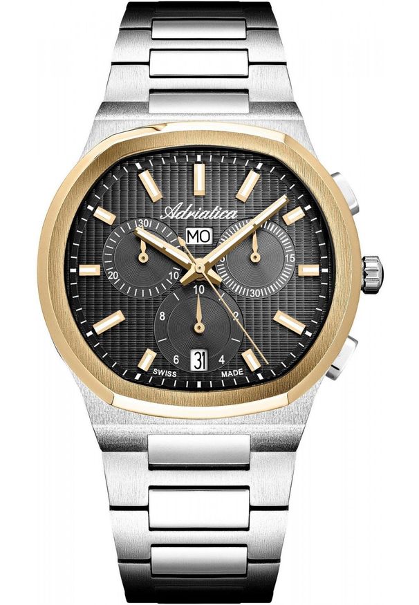 Zegarek Adriatica Zegarek męski Adriatica A8349.2116CH srebrny. Kolor: srebrny