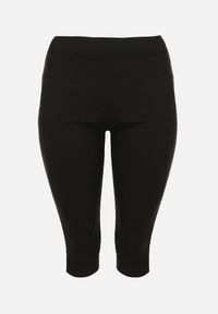 Born2be - Czarne Spodnie z Bawełny o Kroju Capri Dolonisa. Okazja: na co dzień. Kolor: czarny. Materiał: bawełna. Styl: młodzieżowy, elegancki, casual