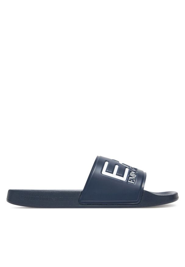 EA7 Emporio Armani Klapki 7X000108 AF15118 BA045 Granatowy. Kolor: niebieski