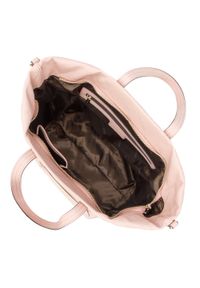 Wittchen - Damski plecak skórzany pikowany jasny róż. Kolor: różowy. Materiał: skóra. Wzór: aplikacja, paski, gładki. Styl: elegancki #3