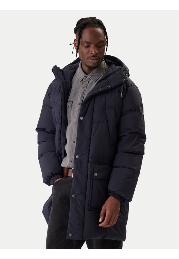 GANT - Gant Kurtka puchowa 7006568 Granatowy Regular Fit. Kolor: niebieski. Materiał: syntetyk