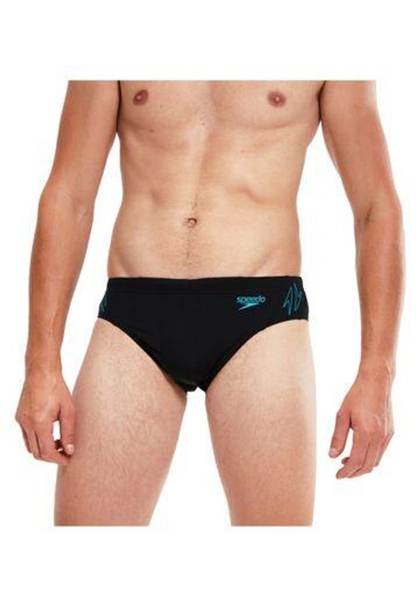Slipy kąpielowe męskie Speedo Hyper Boom Splice Brief. Kolor: czarny, niebieski, wielokolorowy