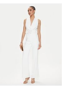 Marciano Guess Kombinezon 4GGK54 8080Z Biały Flare Fit. Kolor: biały. Materiał: syntetyk #3