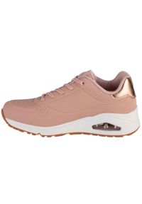 skechers - Buty sportowe Sneakersy damskie, Uno-Shimmer Away. Kolor: różowy. Sport: turystyka piesza