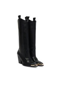 Versace Jeans Couture Kowbojki 79VA3S12 Czarny. Kolor: czarny. Materiał: skóra #4