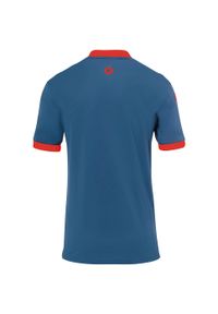 KEMPA - Jersey Kempa Player. Typ kołnierza: kołnierzyk kontrastowy. Kolor: wielokolorowy, pomarańczowy, żółty, szary, niebieski. Materiał: jersey. Wzór: kolorowy