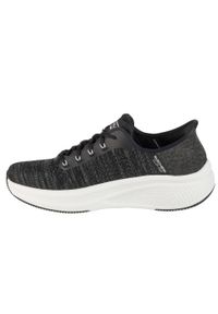skechers - Buty do biegania męskie, Slip-Ins: Go Run Elevate 2.0. Kolor: czarny. Sport: bieganie