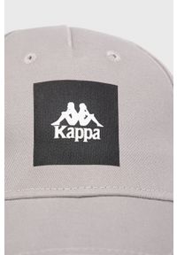 Kappa czapka bawełniana kolor fioletowy z nadrukiem. Kolor: fioletowy. Materiał: bawełna. Wzór: nadruk #4