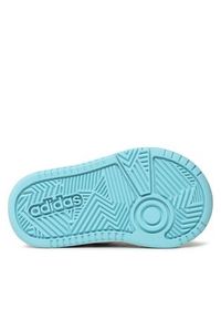 Adidas - adidas Buty Hoops Mid Shoes IF5314 Niebieski. Kolor: niebieski. Materiał: materiał #3