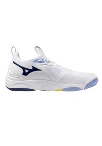 Mizuno - Męskie Buty Do Siatkówki Wave Momentum 3. Kolor: biały. Model: Mizuno Wave. Sport: siatkówka