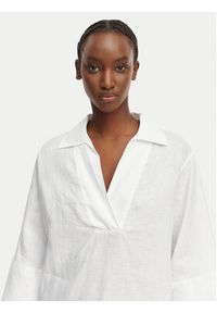 GANT - Gant Sukienka letnia 4503508 Biały Relaxed Fit. Kolor: biały. Materiał: len. Sezon: lato #4