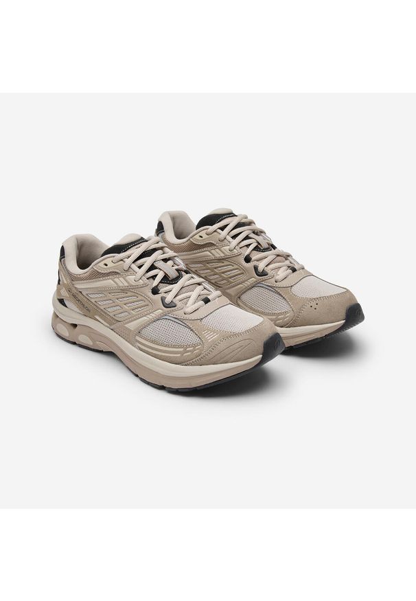 Decathlon - Sneakersy męskie RR2K zamszowe. Kolor: czarny, brązowy, wielokolorowy, beżowy. Materiał: zamsz. Sezon: lato