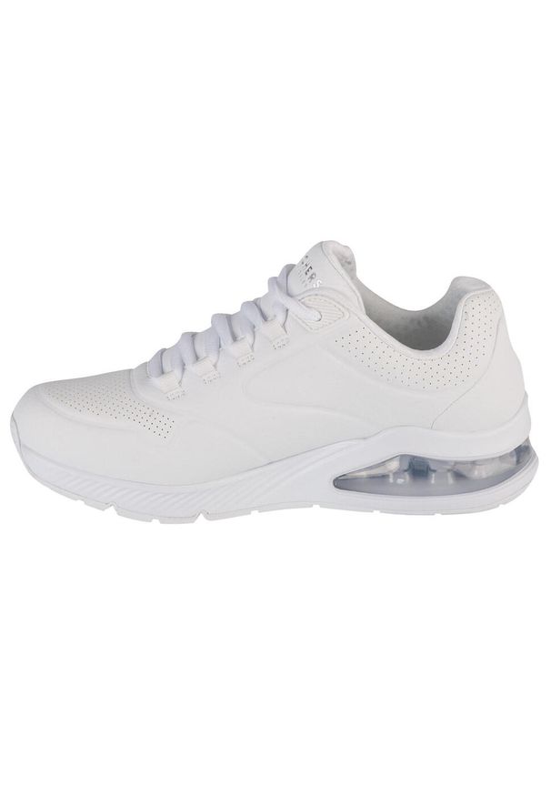 skechers - Buty sportowe Sneakersy damskie, Uno 2 - Air Around You. Kolor: biały. Sport: turystyka piesza