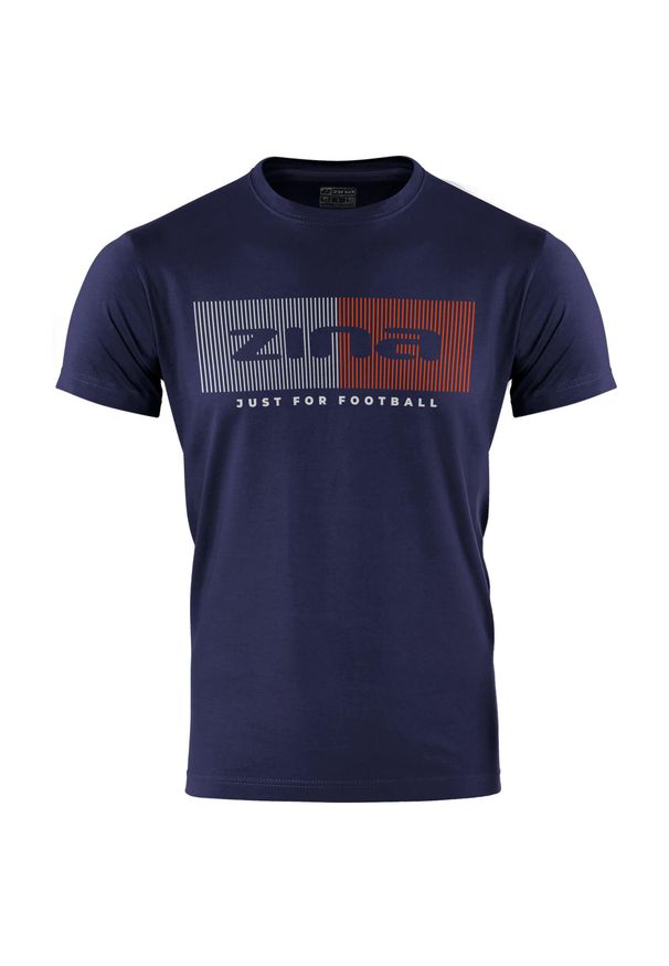 ZINA - CLASSIC Just For Football SENIOR - T-shirt (Kolor: Granatowy; Rozmiar: XXL). Kolor: niebieski. Sport: piłka nożna