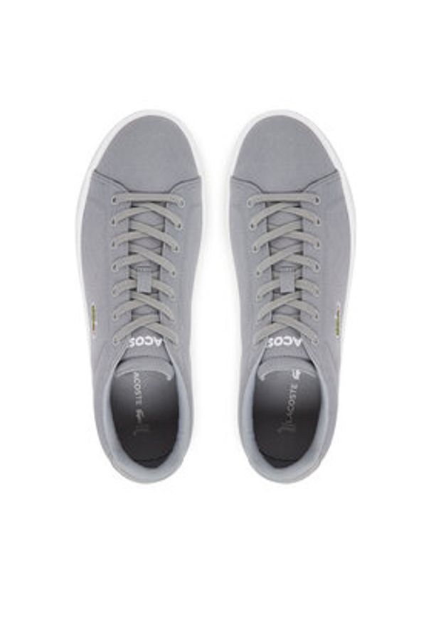 Lacoste Tenisówki La Piquee 2.0 7-49CMA0005 Szary. Kolor: szary. Materiał: materiał