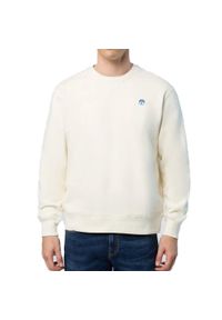 North Sails - Bluza polarowa NORTH SAILS CREWNECK SWEATSHIRT Biały. Kolor: biały. Materiał: polar #1