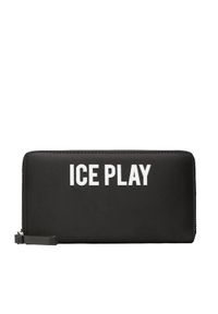 Ice Play Duży Portfel Damski 22I W2M1 7308 6943 9000 Czarny. Kolor: czarny. Materiał: materiał