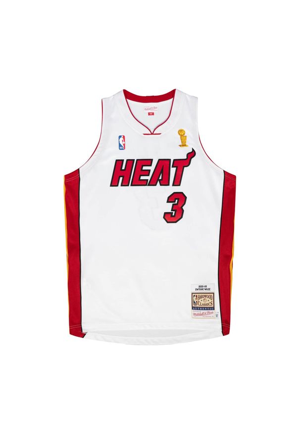 Mitchell & Ness - Jersey Miami Heat NBA Finals 2005 Dwyane Wade. Kolor: biały. Materiał: jersey. Sport: koszykówka