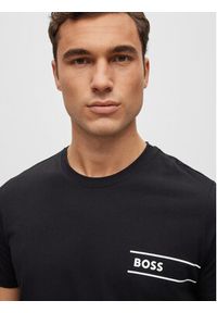 BOSS - Boss T-Shirt 50489442 Czarny Regular Fit. Kolor: czarny. Materiał: bawełna #3