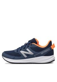 New Balance Sneakersy YK570NM3 Granatowy. Kolor: niebieski. Materiał: skóra #4