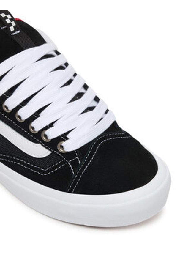 Vans Tenisówki Skate Old Skool 36 + VN000D5RBA21 Czarny. Kolor: czarny. Materiał: skóra, zamsz