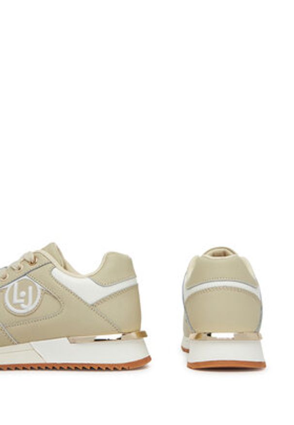 Liu Jo Sneakersy Rosy 905 4A5713 PX474 Beżowy. Kolor: beżowy. Materiał: skóra