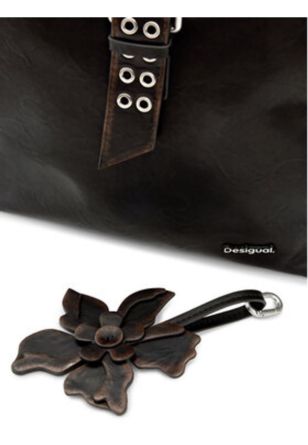 Desigual Plecak 26SAKP11 Brązowy. Kolor: brązowy. Materiał: skóra