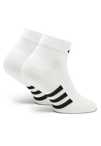 Adidas - adidas Zestaw 3 par niskich skarpet unisex Mid-Cut Socks 3 Pairs HT3450 Biały. Kolor: biały. Materiał: materiał