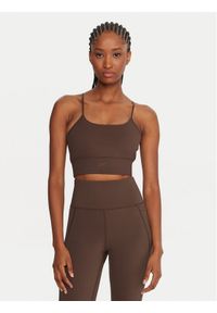 Reebok Biustonosz sportowy Reebok X Ewa Chodakowska RK25310CCW Brązowy. Kolor: brązowy. Materiał: syntetyk #1