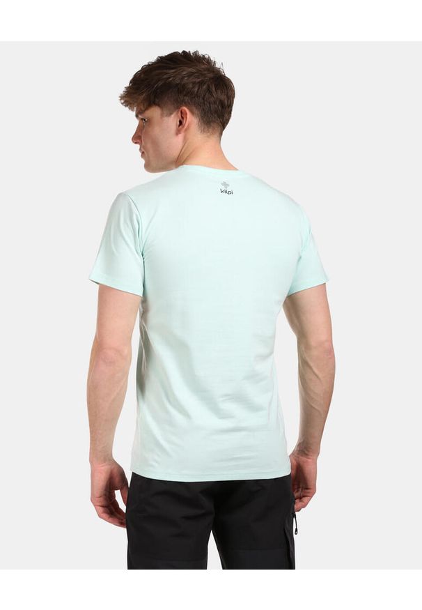Męski bawełniany t-shirt Kilpi DISCOVER-M. Kolor: zielony. Materiał: bawełna. Sport: turystyka piesza