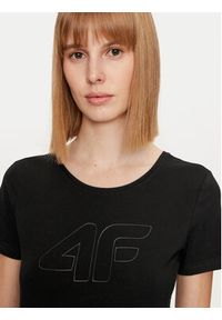 4f - 4F T-Shirt 4FWMM00TTSHF1846 Czarny Slim Fit. Kolor: czarny. Materiał: bawełna #8