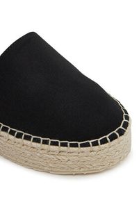 Calvin Klein Jeans Espadryle Flatform Espadrille Sling Mg YW0YW01735 Czarny. Kolor: czarny. Materiał: materiał #2