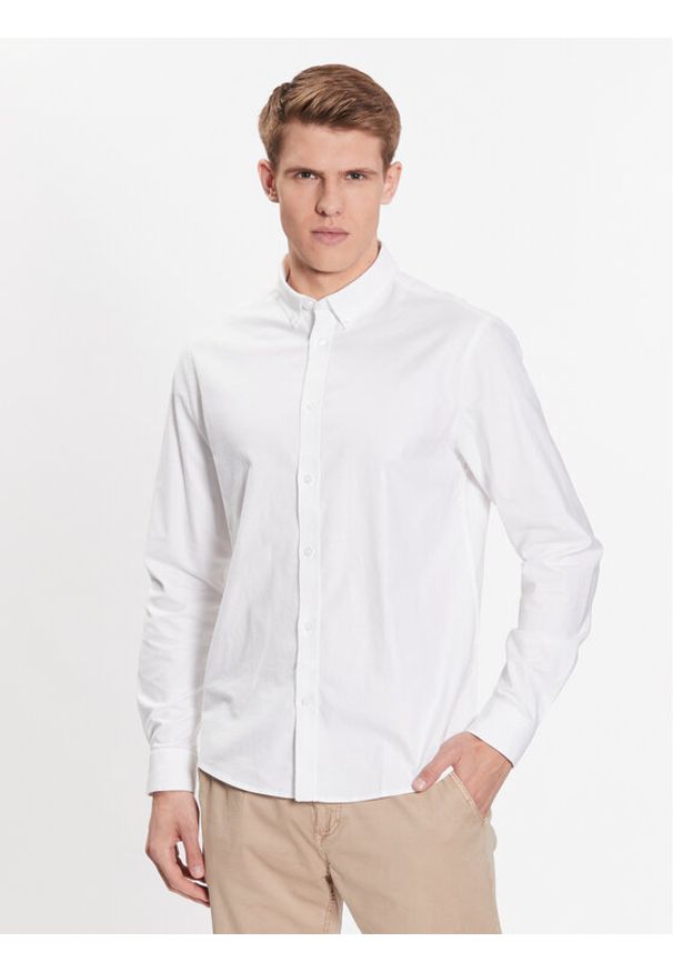 !SOLID - Solid Koszula 21106618 Biały Regular Fit. Kolor: biały