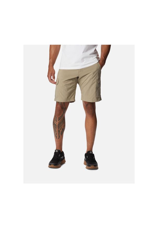 columbia - Spodenki trekkingowe męskie Columbia Silver Ridge Utility Cargo. Kolor: brązowy. Sport: turystyka piesza