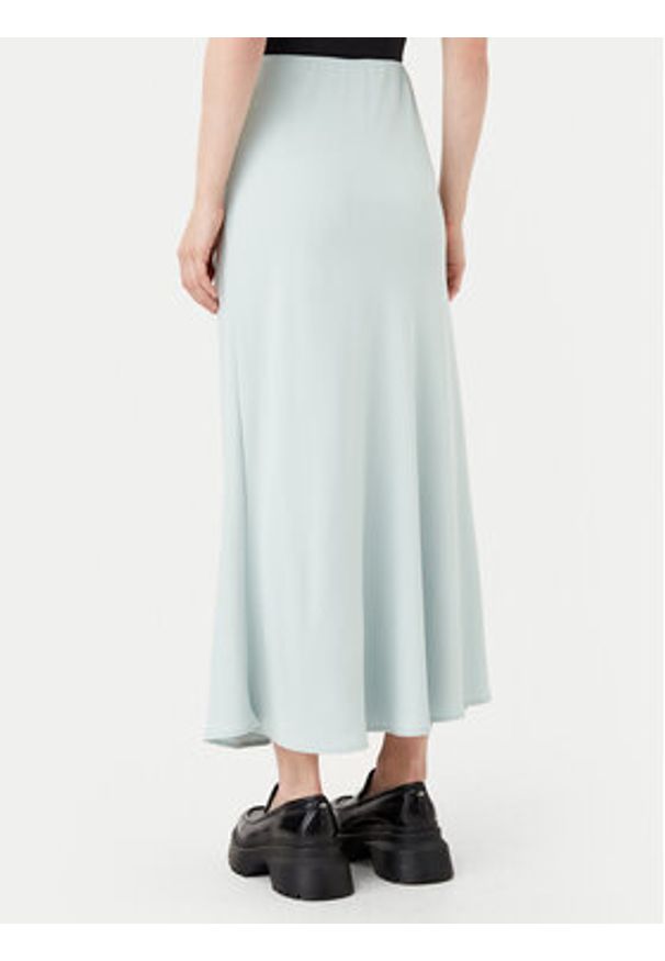Pieces Spódnica midi Franan 17116541 Błękitny Regular Fit. Kolor: niebieski. Materiał: syntetyk