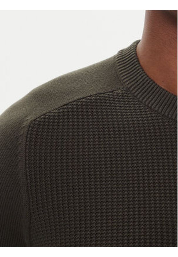 JOOP! Jeans Sweter 15 JJK-11Olivier 30047100 Zielony Modern Fit. Kolor: zielony. Materiał: bawełna