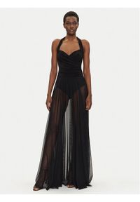 NORMA KAMALI Sukienka wieczorowa KK4243PMG50001 Czarny Slim Fit. Kolor: czarny. Materiał: syntetyk. Styl: wizytowy