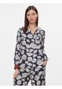 Weekend Max Mara Koszula Palla 2415111101 Granatowy Regular Fit. Kolor: niebieski. Materiał: jedwab #1