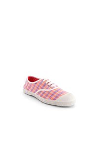 Sneakersy damskie Bensimon Lacets Summer Checks. Kolor: żółty. Sezon: lato #1