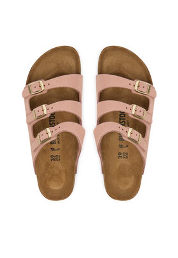 Birkenstock Klapki Florida Fresh 1031813 Różowy. Kolor: różowy. Materiał: nubuk, skóra