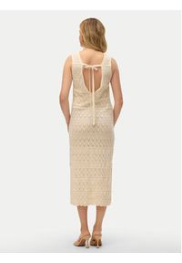 Vero Moda Sukienka letnia Bali 10302925 Écru Regular Fit. Materiał: bawełna. Sezon: lato #7