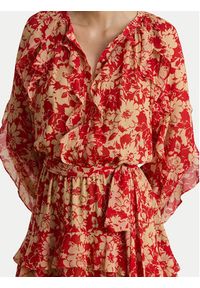 Lauren Ralph Lauren - LAUREN RALPH LAUREN Sukienka letnia 200P08669001 Czerwony Regular Fit. Kolor: czerwony. Materiał: syntetyk. Sezon: lato #5