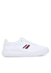 TOMMY HILFIGER - Tommy Hilfiger Sneakersy Modern Lightcup FM0FM05528 Biały. Kolor: biały. Materiał: materiał