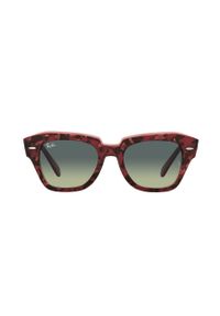 Ray-Ban Okulary przeciwsłoneczne 0RB2186 damskie kolor bordowy. Kolor: czerwony #3