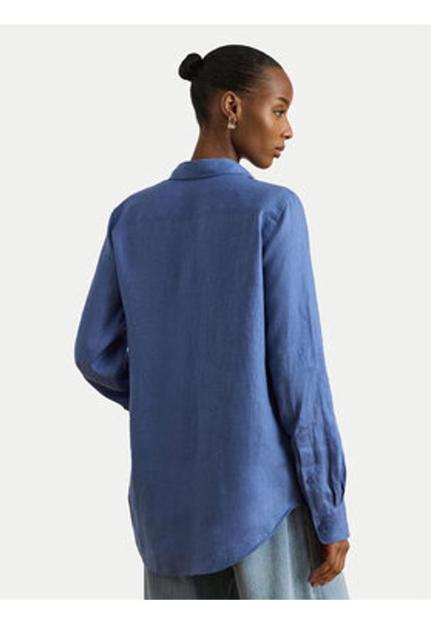 Lauren Ralph Lauren - LAUREN RALPH LAUREN Koszula 200782777072 Niebieski Relaxed Fit. Kolor: niebieski. Materiał: len